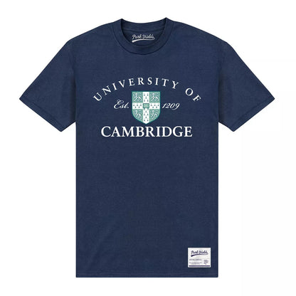 Navy Blue - Front - Park Fields Cambridge University Unisex Adult Est 1209 T-Shirt