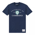 Navy Blue - Front - Cambridge University Unisex Adult Est 1209 T-Shirt