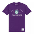 Purple - Front - Cambridge University Unisex Adult Est 1209 T-Shirt