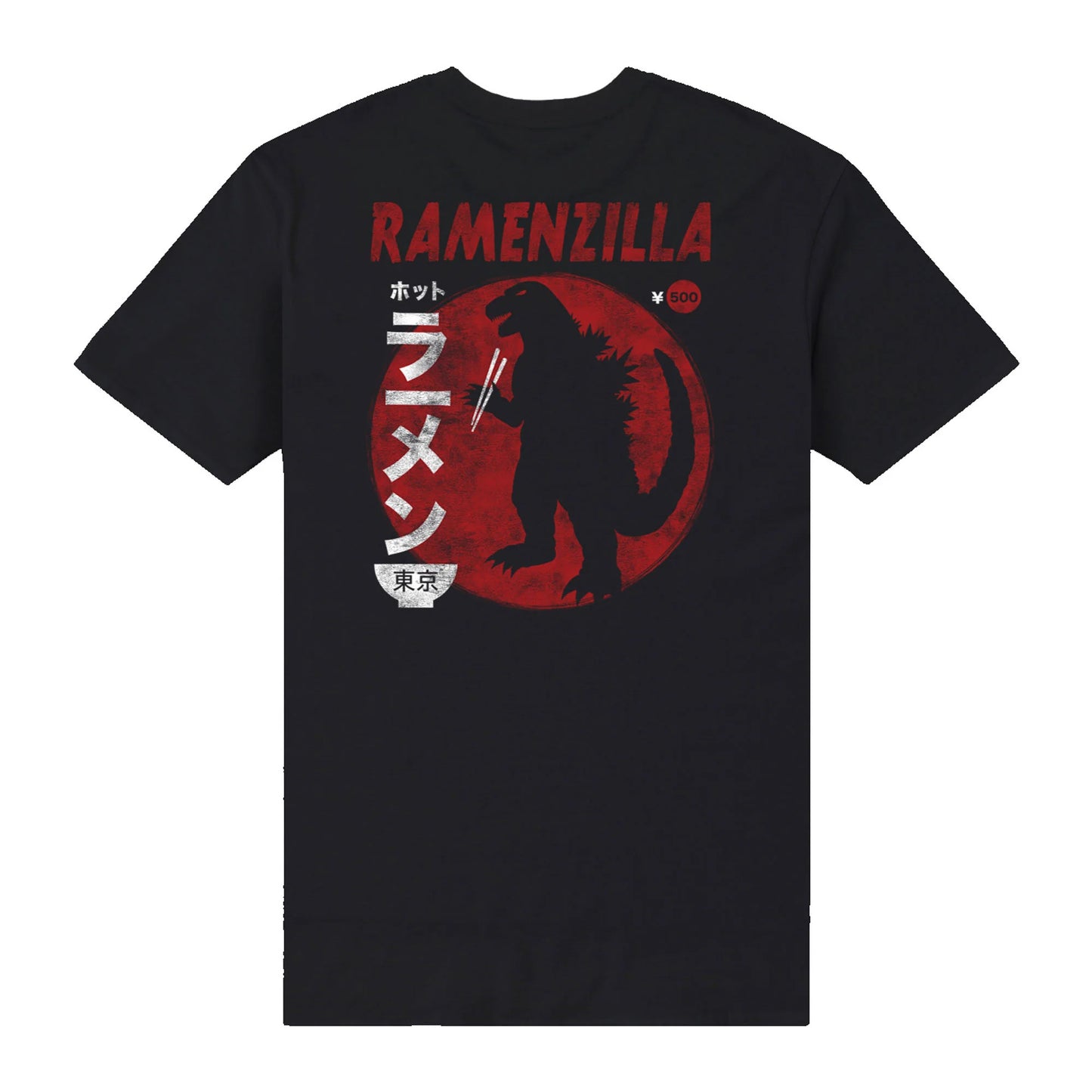 Black - Back - TORC Unisex Adult Ramenzilla T-Shirt