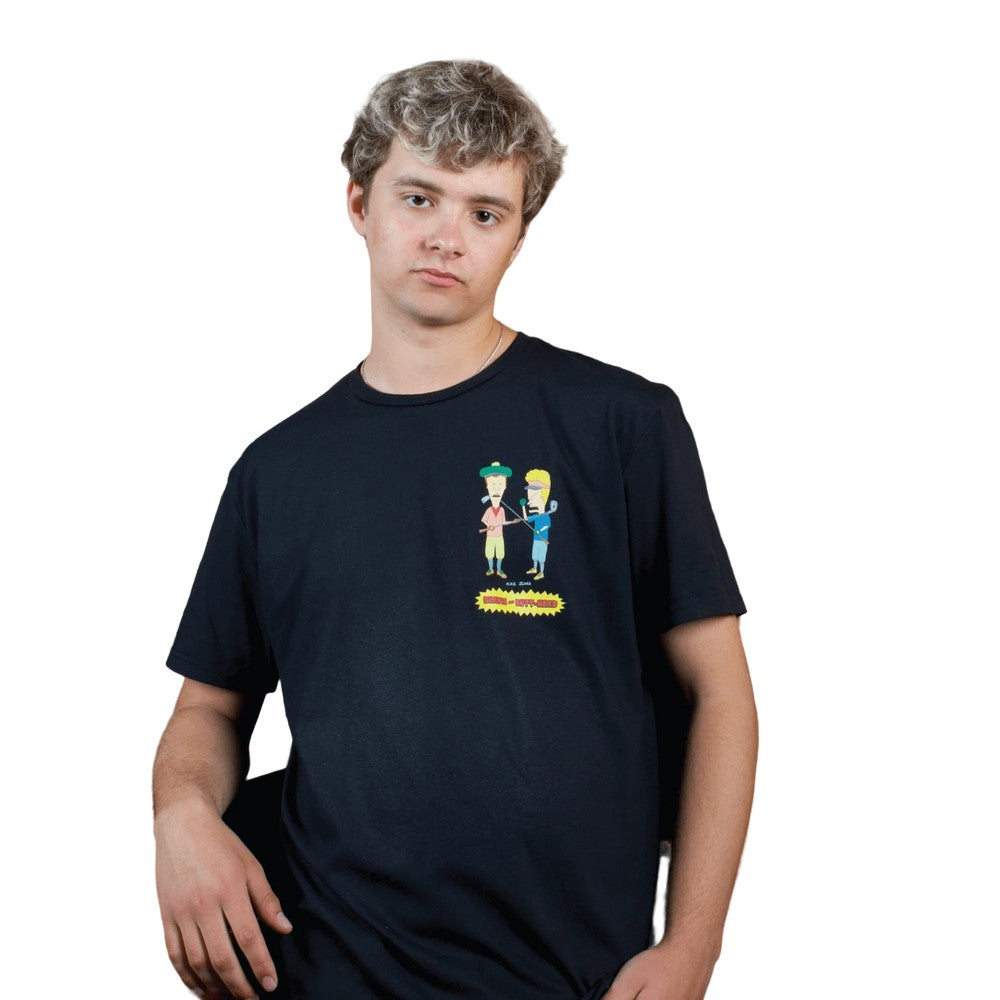 Black - Pack Shot - Beavis & Butthead Unisex Adult Butthead T-Shirt