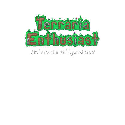 Black - Side - Terraria Unisex Adult Enthusiast T-Shirt