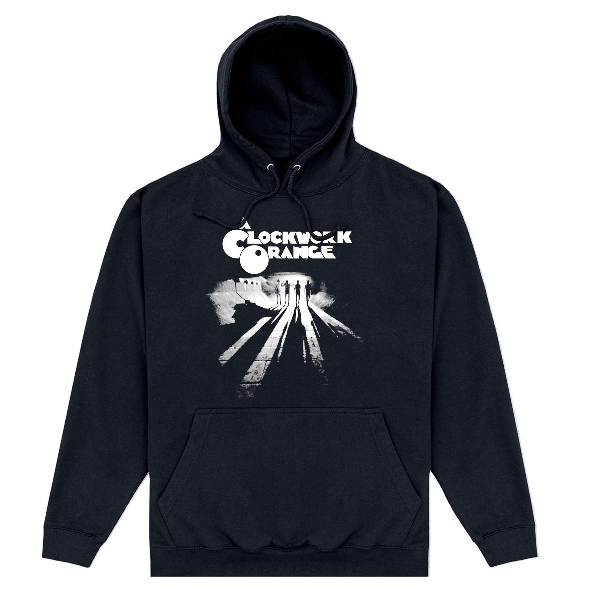 Black - Front - A Clockwork Orange Unisex Adult Silhouette Hoodie