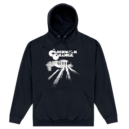 Black - Front - A Clockwork Orange Unisex Adult Silhouette Hoodie