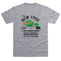 Heather Grey - Back - TMNT Unisex Adult The Bronx 1983 T-Shirt