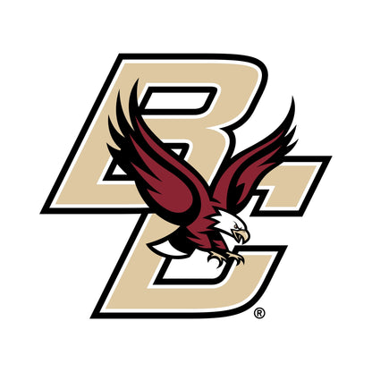 Maroon - Side - Boston College Unisex Adult Eagle Hoodie