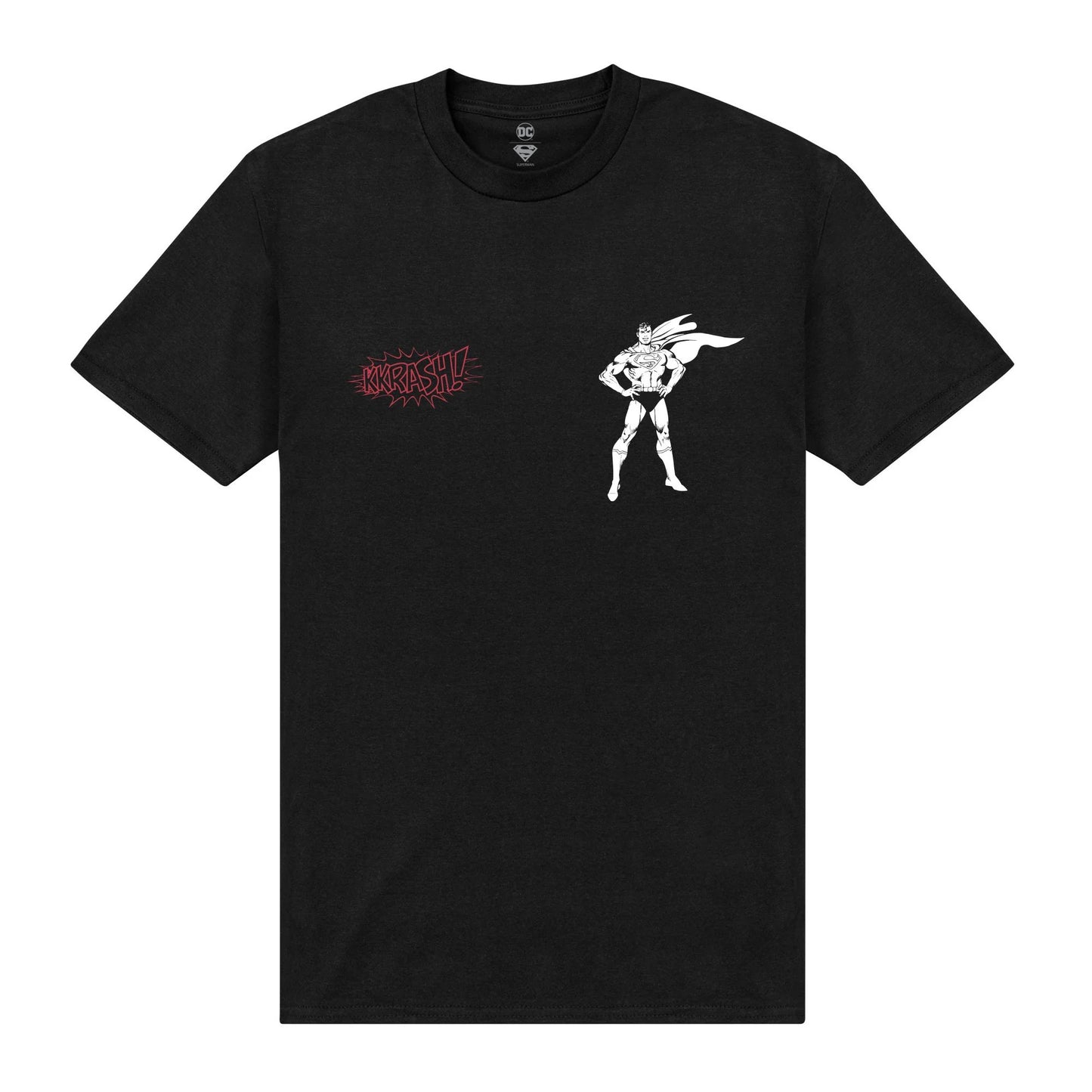 Black - Front - Superman Unisex Adult 85 Years T-Shirt