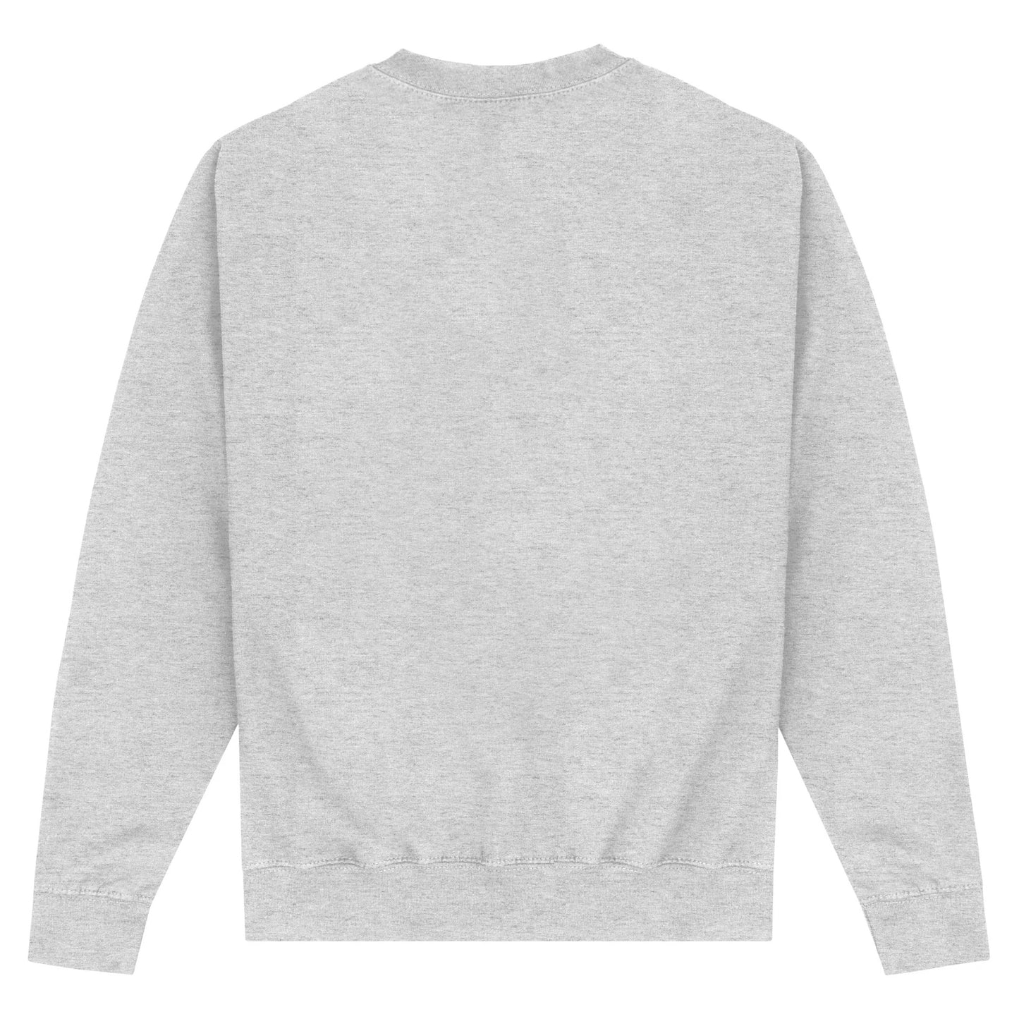 Heather Grey - Back - NASA Unisex Adult Rocket Sweatshirt