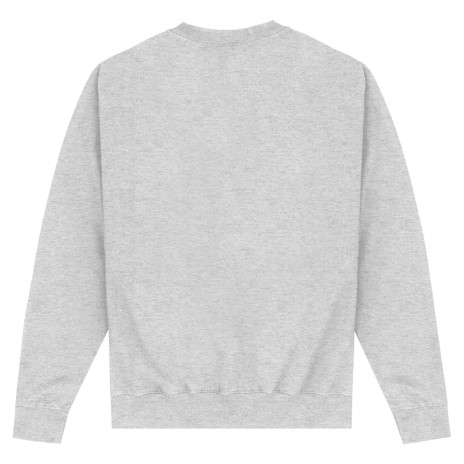 Heather Grey - Back - NASA Unisex Adult Rocket Sweatshirt