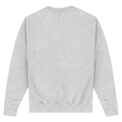 Heather Grey - Back - NASA Unisex Adult Rocket Sweatshirt