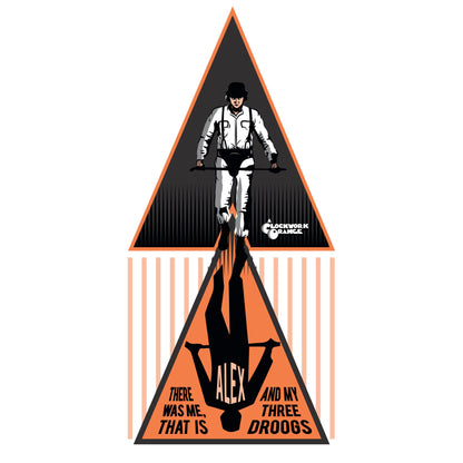 Black - Side - A Clockwork Orange Unisex Adult Three Droogs T-Shirt