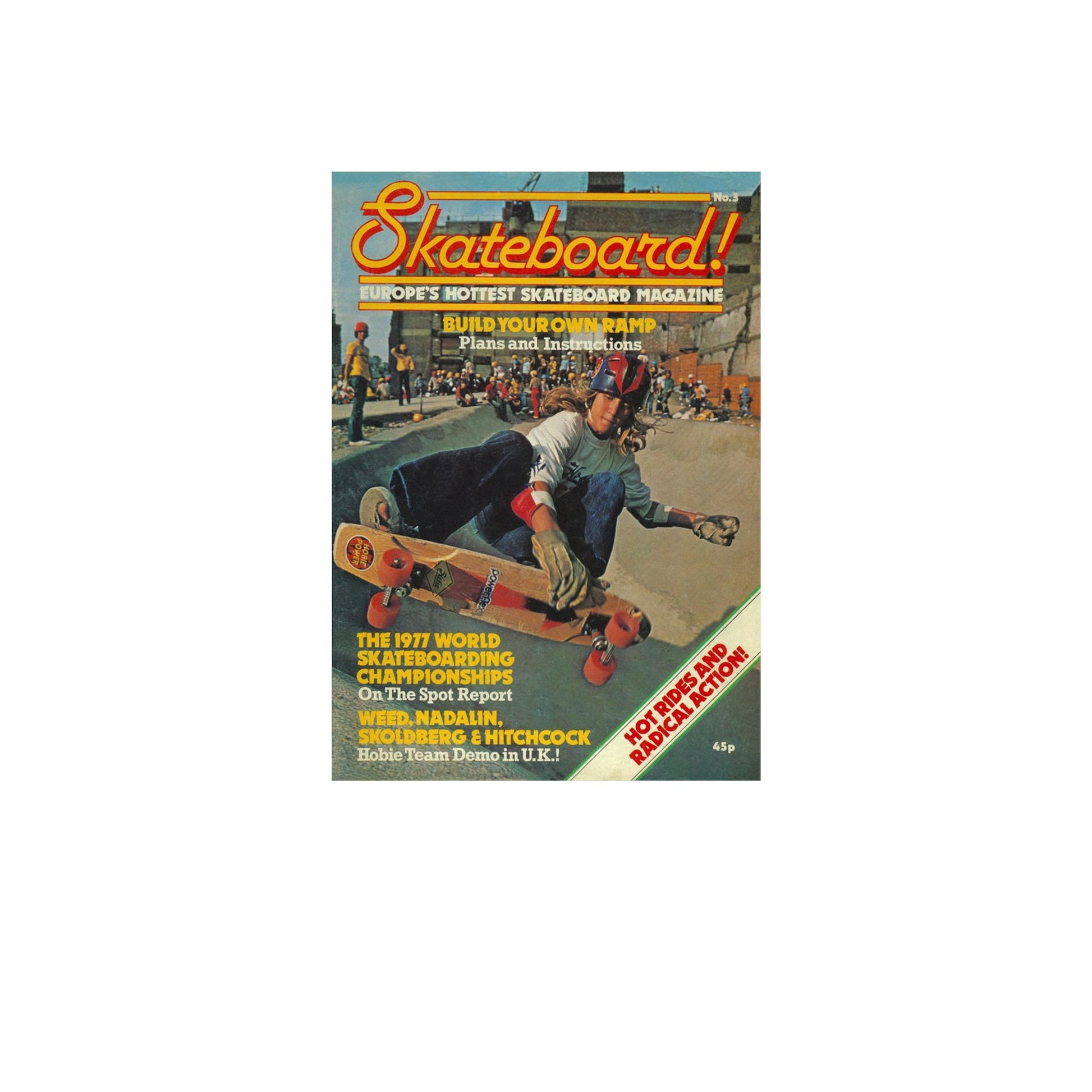 Mint Green - Side - Skateboard! Unisex Adult Magazine No. 3 T-Shirt