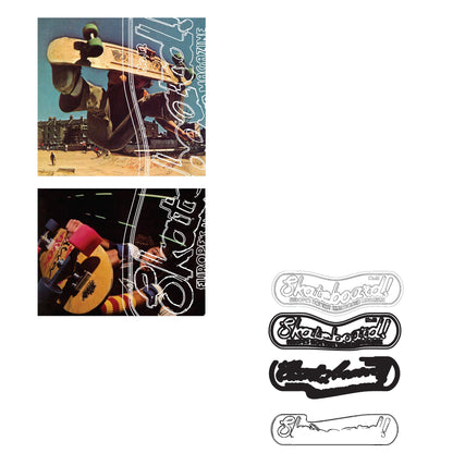 White - Side - Skateboard! Unisex Adult Magazine Photograph T-Shirt