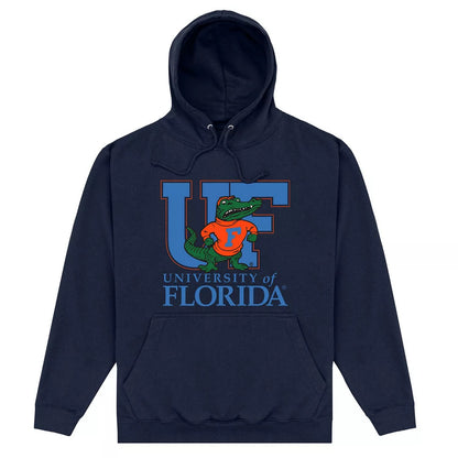 Navy Blue - Front - University Of Florida Unisex Adult UF Hoodie