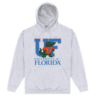 Heather Grey - Front - University Of Florida Unisex Adult UF Hoodie