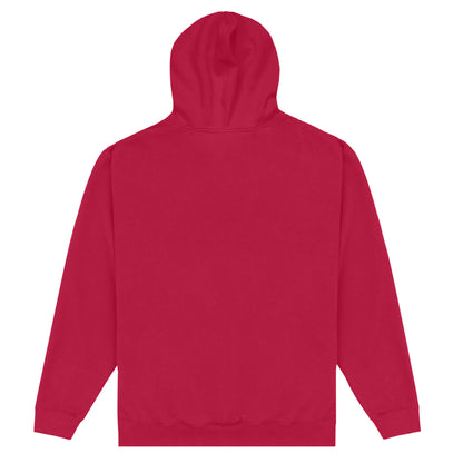 Maroon - Back - Harvard University Unisex Adult Est 1636 Hoodie