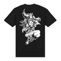 Black - Back - Yu-Gi-Oh! Unisex Adult Dark Magician Girl Monochrome T-Shirt