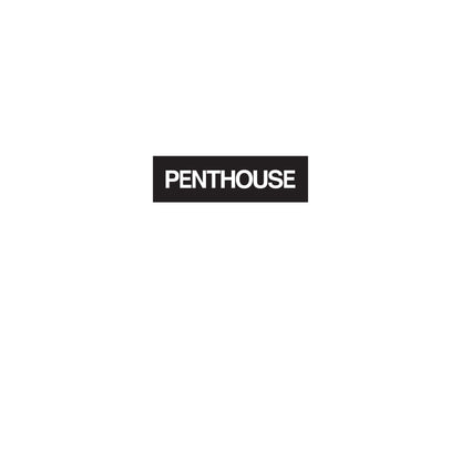 White - Side - Penthouse Unisex Adult Logo Hoodie