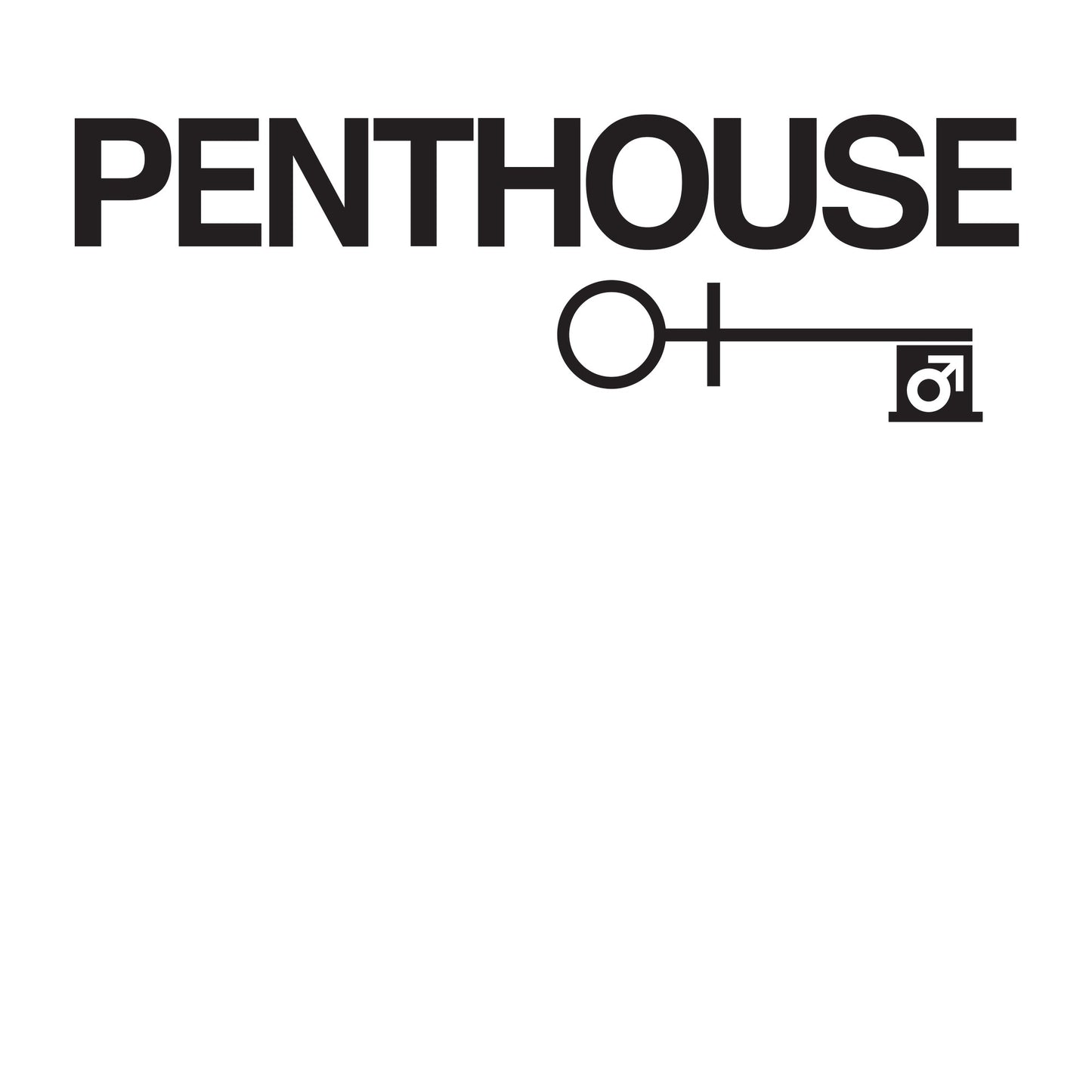 White - Lifestyle - Penthouse Unisex Adult Logo Hoodie
