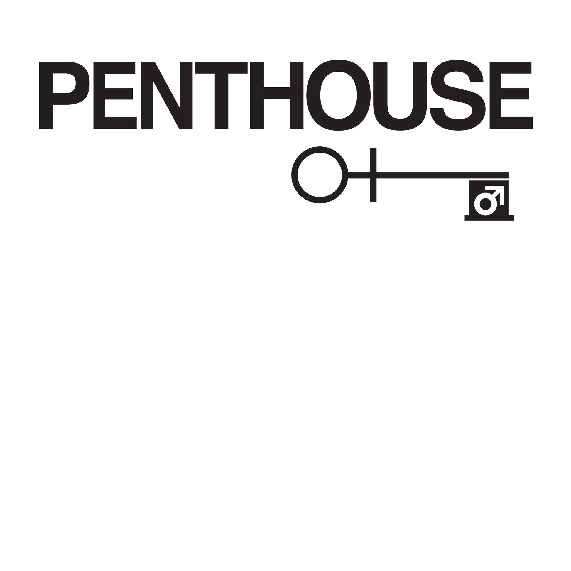 White - Lifestyle - Penthouse Unisex Adult Logo Hoodie