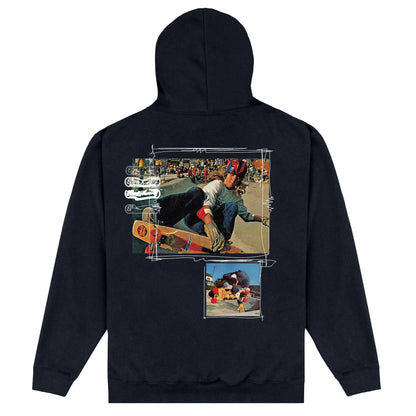 Black - Back - Skateboard! Unisex Adult Magazine Photograph Hoodie
