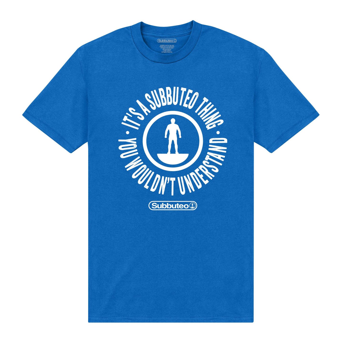 Royal Blue - Front - Subbuteo Unisex Adult Thing T-Shirt