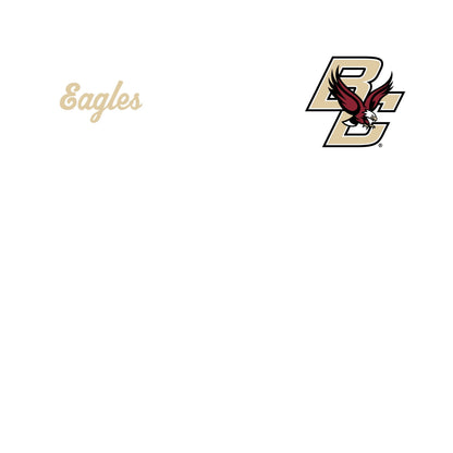 Red - Side - Boston College Unisex Adult BC Eagles T-Shirt