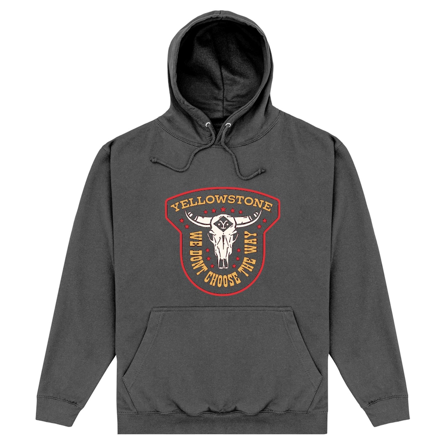 Charcoal - Front - Yellowstone Unisex Adult We Don´t Choose The Way Hoodie