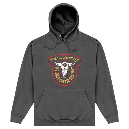 Charcoal - Front - Yellowstone Unisex Adult We Don´t Choose The Way Hoodie