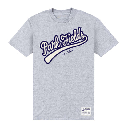Heather Grey - Front - Park Fields Unisex Adult Forty Five T-Shirt