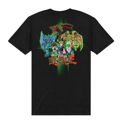 Black - Back - Yu-Gi-Oh! Unisex Adult Glow T-Shirt