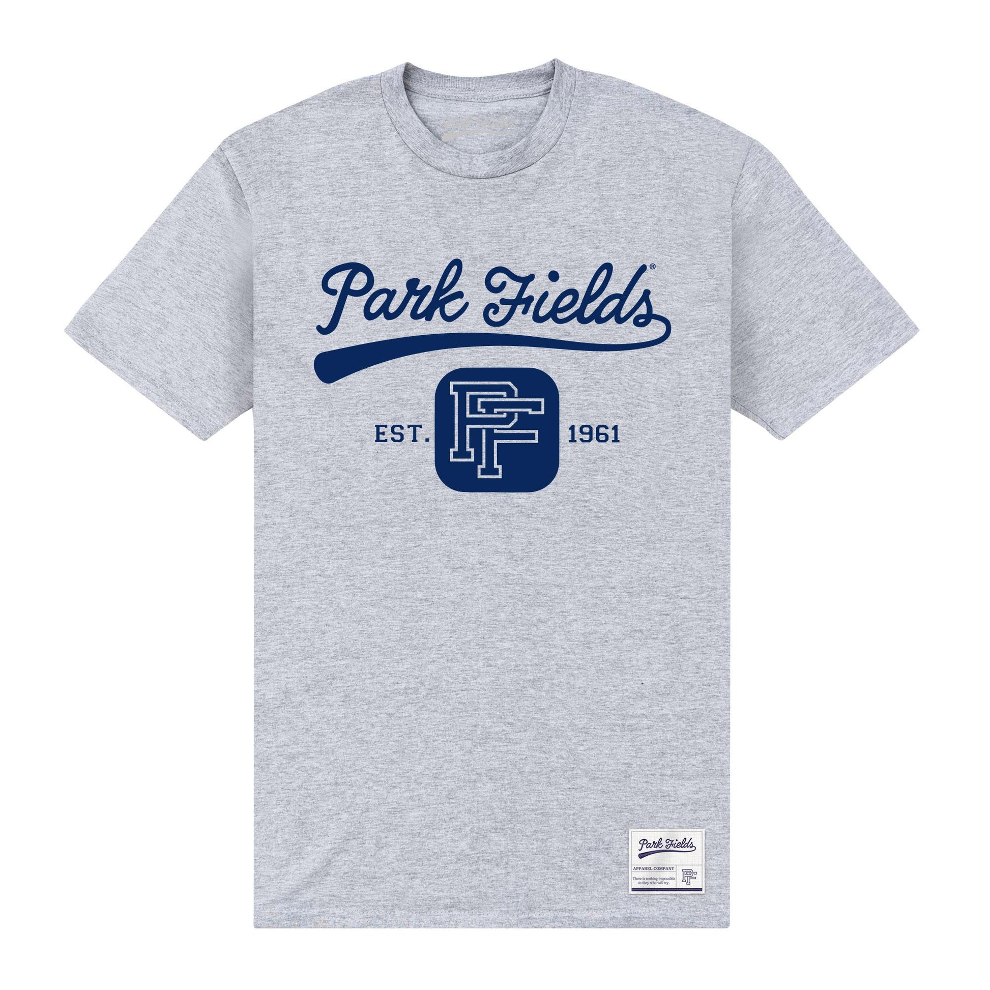 Heather Grey - Front - Park Fields Unisex Adult Est 1961 T-Shirt