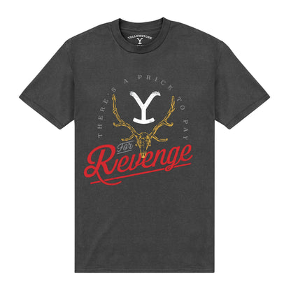 Charcoal - Front - Yellowstone Unisex Adult T-Shirt