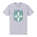 Heather Grey - Front - Cambridge University Unisex Adult Shield T-Shirt