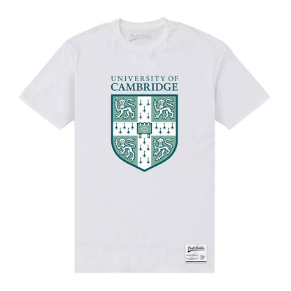 White - Front - Park Fields Cambridge University Unisex Adult Shield T-Shirt
