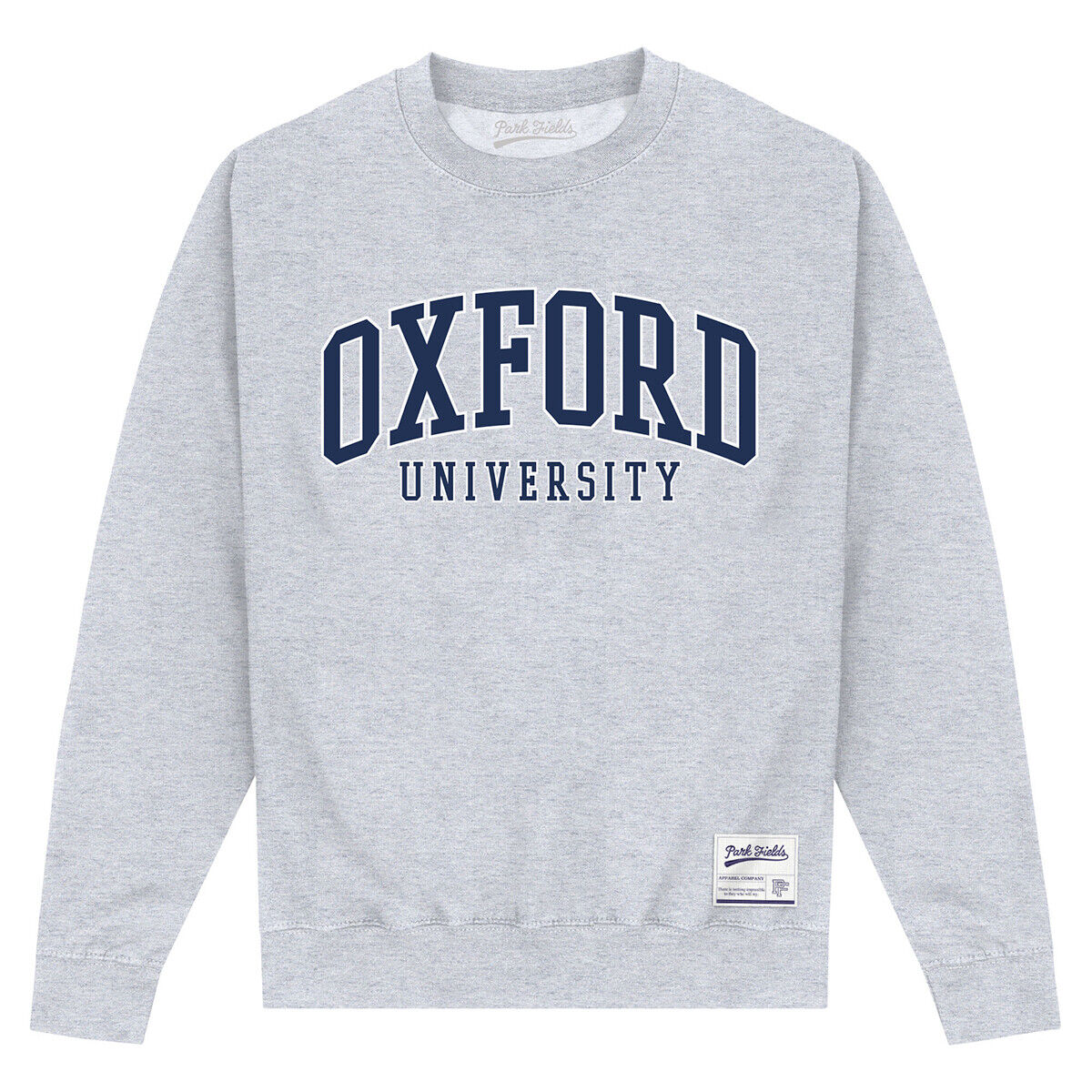 Heather Grey - Front - University Of Oxford Unisex Adult Sweatshirt