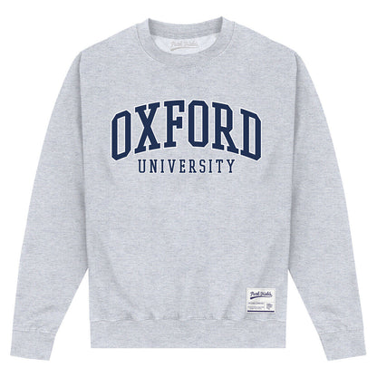 Heather Grey - Front - University Of Oxford Unisex Adult Sweatshirt