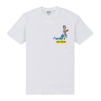 White - Front - Beavis & Butthead Unisex Adult Beavis T-Shirt