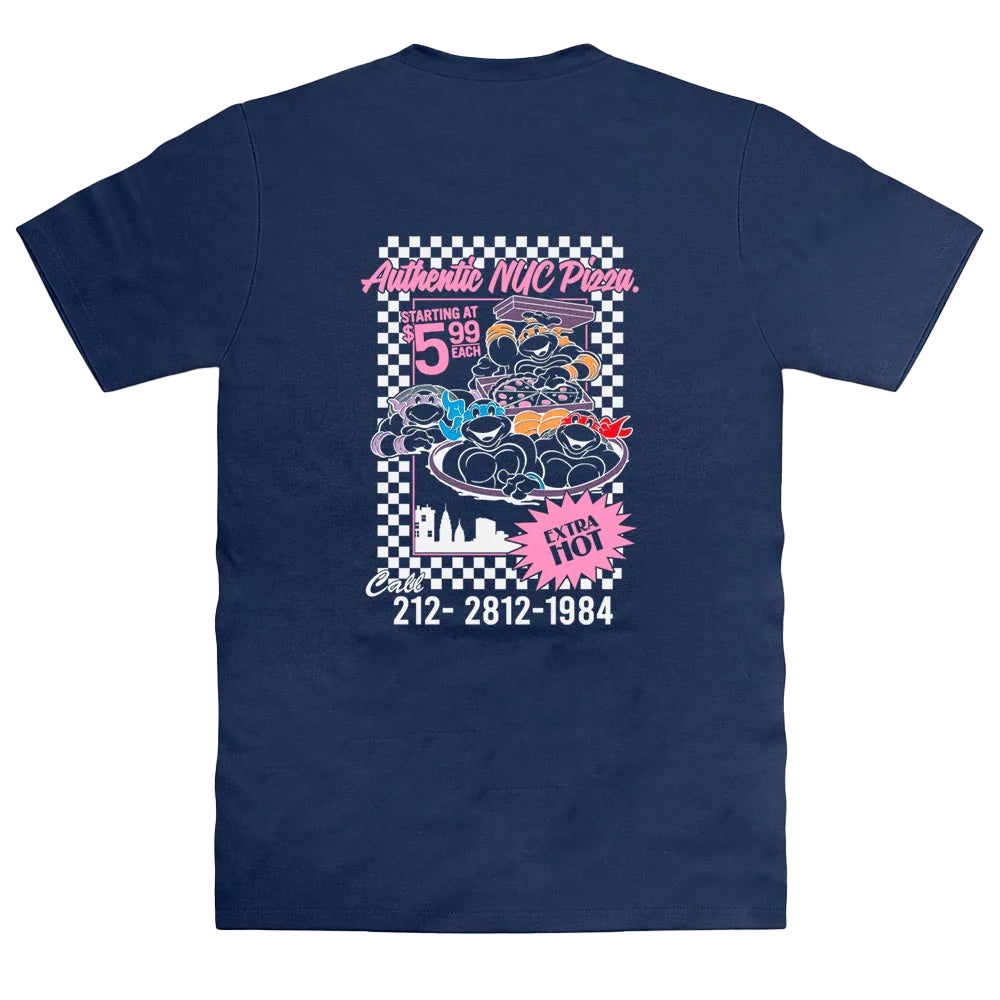 Navy Blue - Back - TMNT Unisex Adult Extra Hot T-Shirt