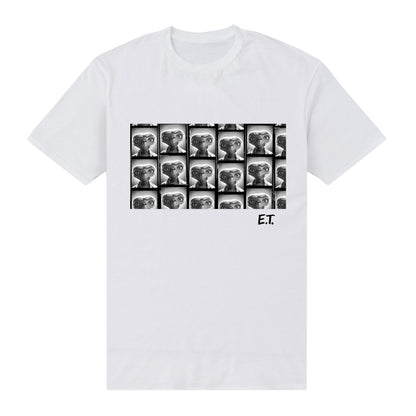 White - Front - E.T. the Extra-Terrestrial Unisex Adult For Reel T-Shirt