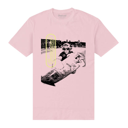Light Pink - Front - Skateboard! Unisex Adult Magazine Grab T-Shirt
