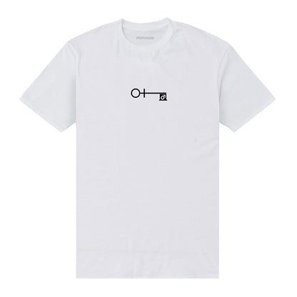 White - Front - Penthouse Unisex Adult Repeat T-Shirt