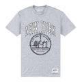 Heather Grey - Front - New York University Unisex Adult Crest T-Shirt