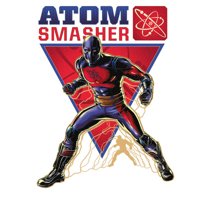 White - Lifestyle - Black Adam Unisex Adult Atom Smasher T-Shirt