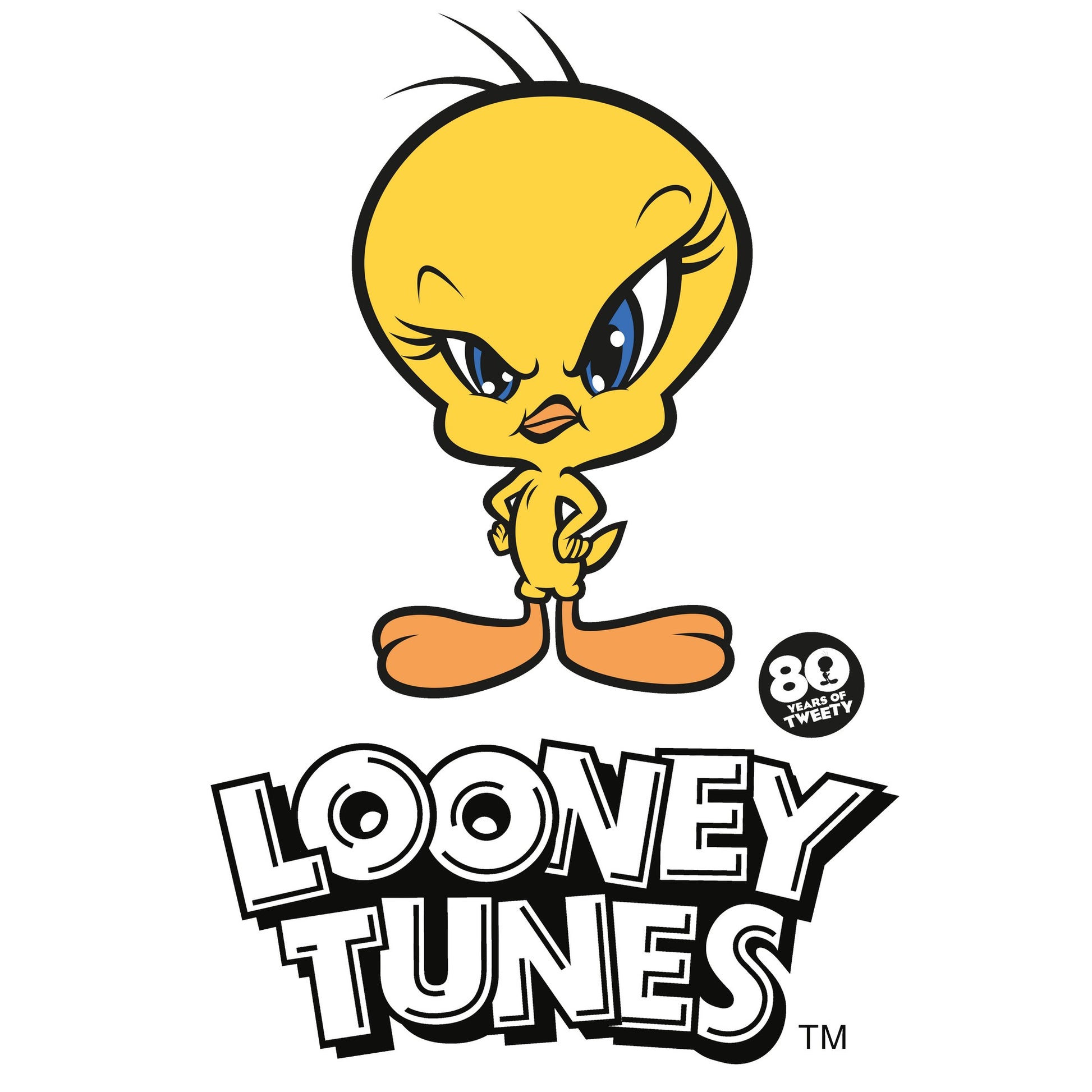 Heather Grey - Lifestyle - Tweety Unisex Adult 80th Anniversary Hoodie