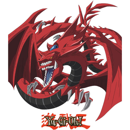 Black - Side - Yu-Gi-Oh! Unisex Adult Slifer the Sky Dragon T-Shirt