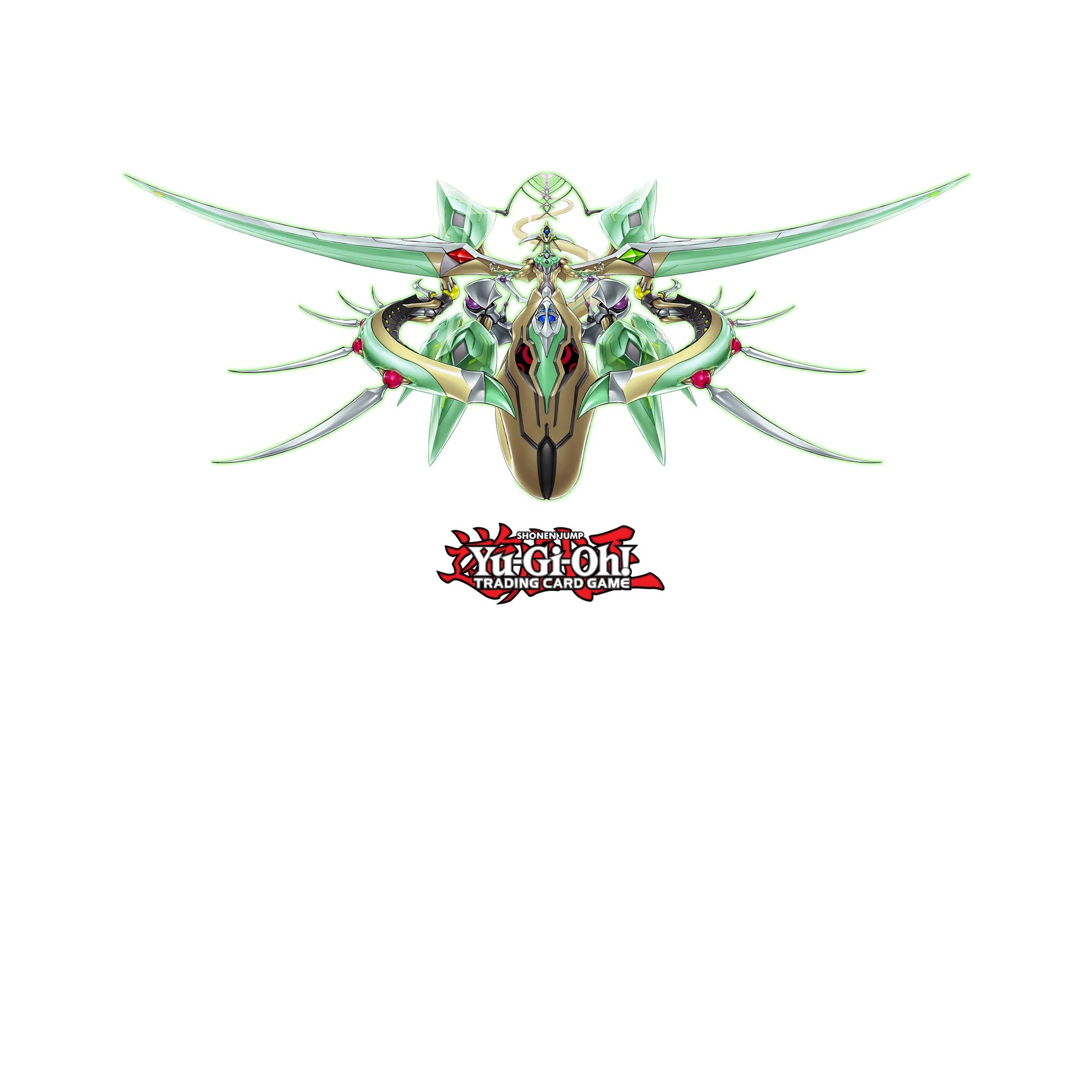 White - Side - Yu-Gi-Oh! Unisex Adult Supreme Celestial King Odd-Eyes Arc Ray Dragon T-Shirt