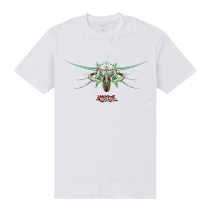 White - Front - Yu-Gi-Oh! Unisex Adult Supreme Celestial King Odd-Eyes Arc Ray Dragon T-Shirt