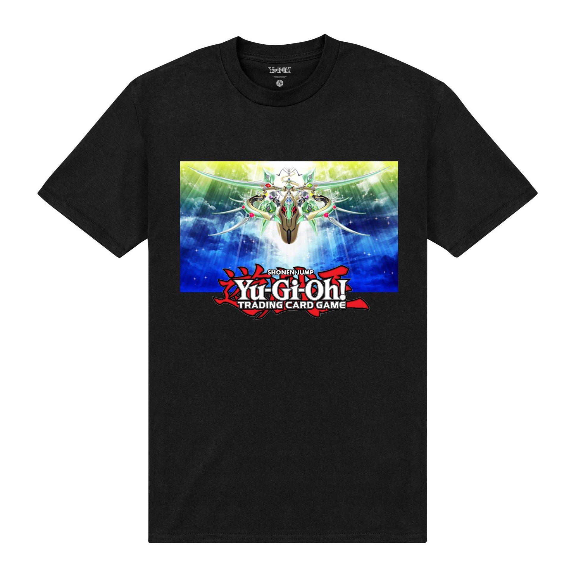 Black - Front - Yu-Gi-Oh! Unisex Adult TCG Supreme Celestial King Odd-Eyes Arc Ray Dragon T-Shirt