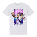 White - Front - Street Fighter Unisex Adult Future 80s Ryu T-Shirt